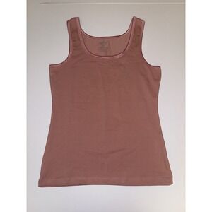 Dabbagh Women 3XL Tank Top Pink Stretch Basic Sleeveless Summer Casual Lycra NEW